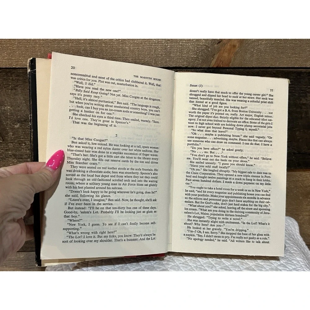 SALEM'S LOT by Stephen King (1975, Hardcover) Book Club Editition
